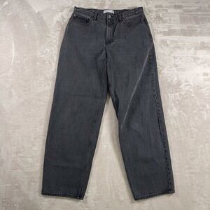 Abercrombie & Fitch Women's Jeans The Taper Jean High Rise Casual 31_12L Gray